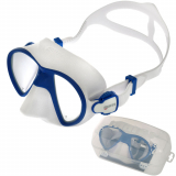 Mares X-Free Adult Dive Mask Blue/White