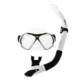 Mares Pearl Adult Dive Mask and Snorkel Set White/Clear