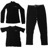 Ridgeline Kids Bamboo 3-Piece Thermal Clothing Pack Black Size 12