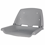 Oceansouth Folding Fishermans Seat Shell Grey