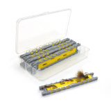 Kilwell ABS Plastic Fly Box for Dropper Rig with 5 Storage Bars