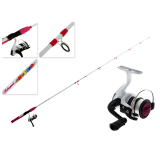 Shakespeare Kids Hot Rod Spinning Combo with Line Pink 6ft 2-4kg 2pc