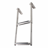 Folding Telescopic 2-Step Boat Boarding Ladder 60cm