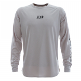 Daiwa D-Vec UPF Mens Long Sleeve Fishing Shirt Grey