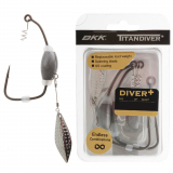 BKK Titan Diver Plus Worm Hooks 10/0 Qty 2