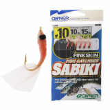 Owner Sabiki Bait Catcher Rig Shrimp with Lumo Bead