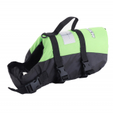 RESPONSE Dog Life Jacket Large Black/Green 10-18kg