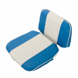 BLA Quick Disconnect Seat Cushion Blue/White