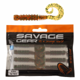 Savage Gear Pro Grub Soft Bait 6.5cm Green Pumpkin Qty 8