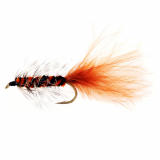 Black Magic Woolly Bugger Trout Fly Brown Size B04 Qty 1