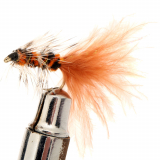 Black Magic Woolly Bugger Trout Fly Brown Size B08 Qty 1