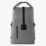 Waterproof Roll Top Dry Backpack 22L Black