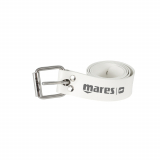 Mares Elastic Dive Belt with SS Marseillaise Buckle White