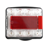 Hella Marine Square Compact LED Submersible Trailer Light 12/24V Rear Position/Stop/Indicator/Number Plate
