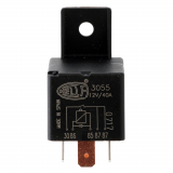 Hella Marine 12V 5 Pin Normally Open Mini Relay with Diode 40A