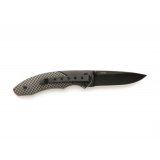 Whitby Lock Knife Carbon Fibre Pattern 7cm