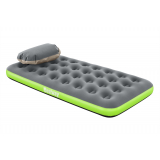 PAVILLO Roll and Relax Twin Airbed Grey/Green