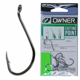 Owner SSW Cutting Point Octopus Bait Hooks - Black Chrome Finish