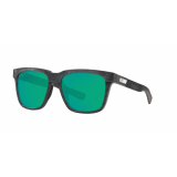 Costa Pescador Green Mirror 580G Polarised Sunglasses Net Grey with Grey Rubber