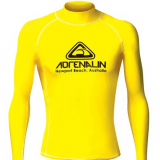Adrenalin Hi-Vis Junior Short Sleeve Rash Vest Yellow 16