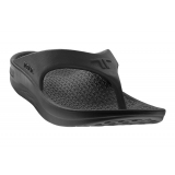 Telic Energy Supportive Recovery Jandals Midnight Black