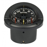 Ritchie Helmsman HF-743 CombiDamp Flush Mount Compass Black 24V