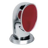 VETUS Jerry S Stainless Steel Cowl Ventilator 75mm with Red Interior