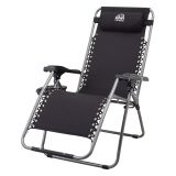 Kiwi Camping Lax-Out Recliner Chair Black