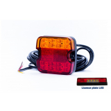 Trailparts LED Tail Lamp 120x125mm Right Hand with NPL 8m Cable