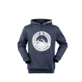 Hunters Element Mountainscape Mens Hoodie Navy L