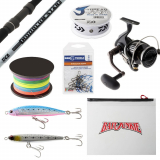 Daiwa 8000H BGMQ TiCA Hoodlum Stickbait Popper Topwater Package 9ft 200-300g 2pc