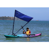 Pacific Action Canoe Sail Blue Clear