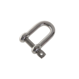 Cleveco 316 Stainless Steel Forged D Shackles with Captive Bolt 10mm