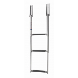 V-Quipment 3-Step Folding Stainless Steel Boarding Ladder Deck Mount 880mm