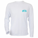 Toadfish Eco-Active Mens Long Sleeve Shirt Marsh Lungs White