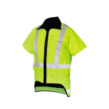 Kaiwaka Mens Tufflex Hi-Vis Short Sleeve Vest Yellow