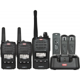 GME TX6160X IP67 Handheld UHF CB Radio 5/1W Black Family Pack