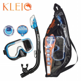 TUSA Sport Mini Kleio Combo Mask and Snorkel Set Fishtail Blue/Black