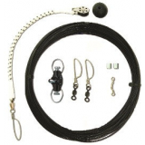 Rupp Center Rigging Kit with Nok-Outs and Black Mono Halyard Line
