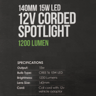 12v corded sale spotlight