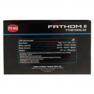 Buy PENN Fathom II 15XN 2-Speed Lever Drag Reel online at Marine