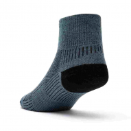 Buy Wrightsock Coolmesh II Quarter Socks Grey/Black M online at