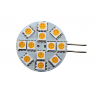 G4 Base Disc Type Side-Pin 2W LED Light Bulb with 15xSMD2835 12V