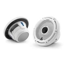JL Audio M6-650X-C-GwGw 6.5in Marine Coaxial Speakers Gloss White Trim Ring/Classic Grille