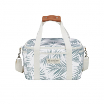 OZtrail Palm Cove Beach Soft Cooler Bag 14L White/Green