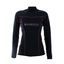 Sharkskin Chillproof Womens Long Sleeve Thermal Rash Top Black Size 14