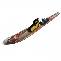 Ron Marks B52 Wide Body Parabolic Water Ski with Bindings 167cm