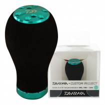 Daiwa Custom Project Small EVA Reel Handle Knob for 1003-2500 Spinning Reels Turquoise