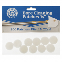 Accu-Tech Bore Cleaning Patches For .17-.22 Calibre Firearms 3/4in