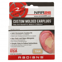 Radians Custom Moulded Earplugs Tan